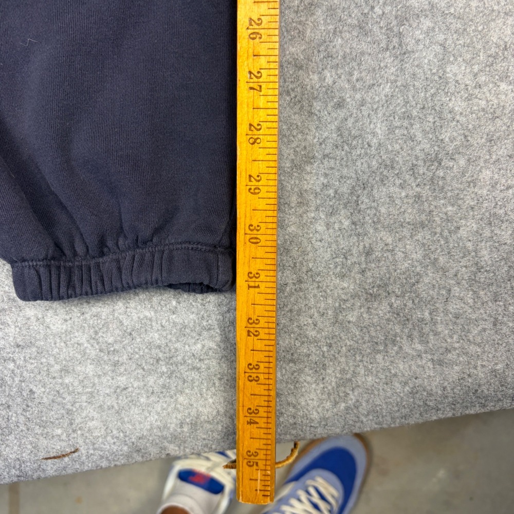 Brandy Melville Navy Blue Rosa Sweatpants Fleece Lined Joggers One Size - Picture 4 of 6